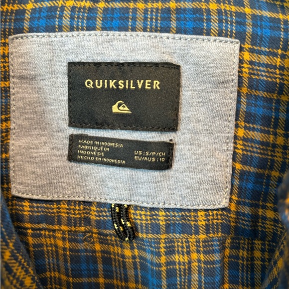 Quicksilver Youth Flannel Shirt - Picture 3 of 3